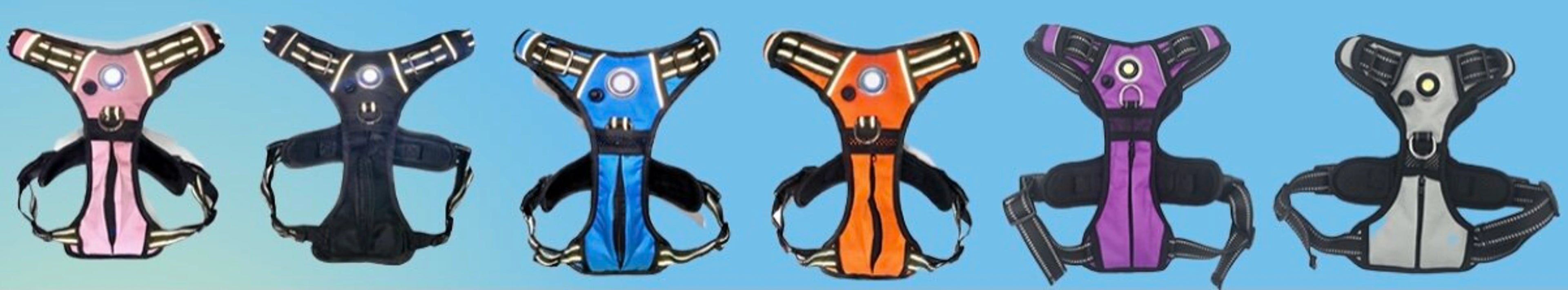 Pet Harness with Built In LED Light (6 Colors Available)