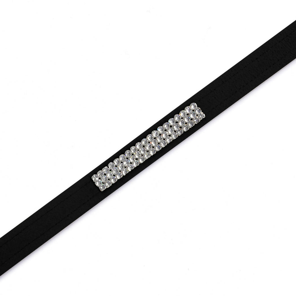 Susan Lanci Designs | 3‑Row Giltmore Crystals  Leash (5 Colors Available)