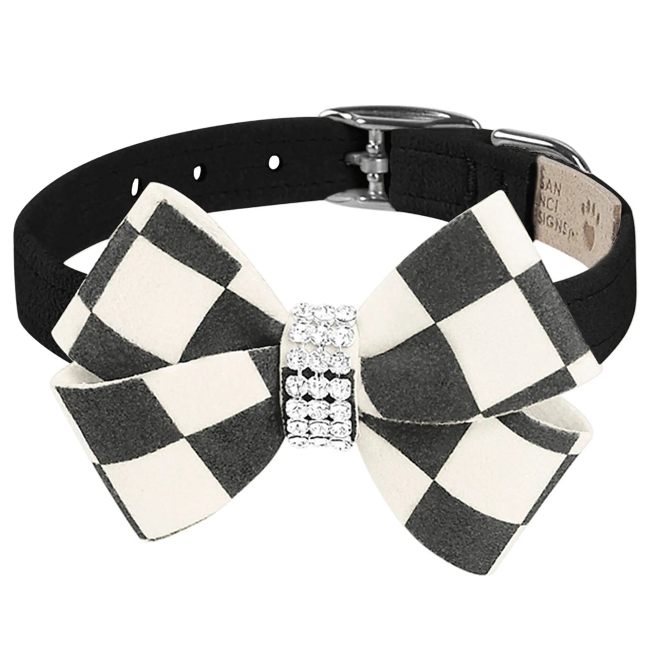 Susan Lanci Designs | Windsor Check Nouveau Bow Collar (3 Colors Available)
