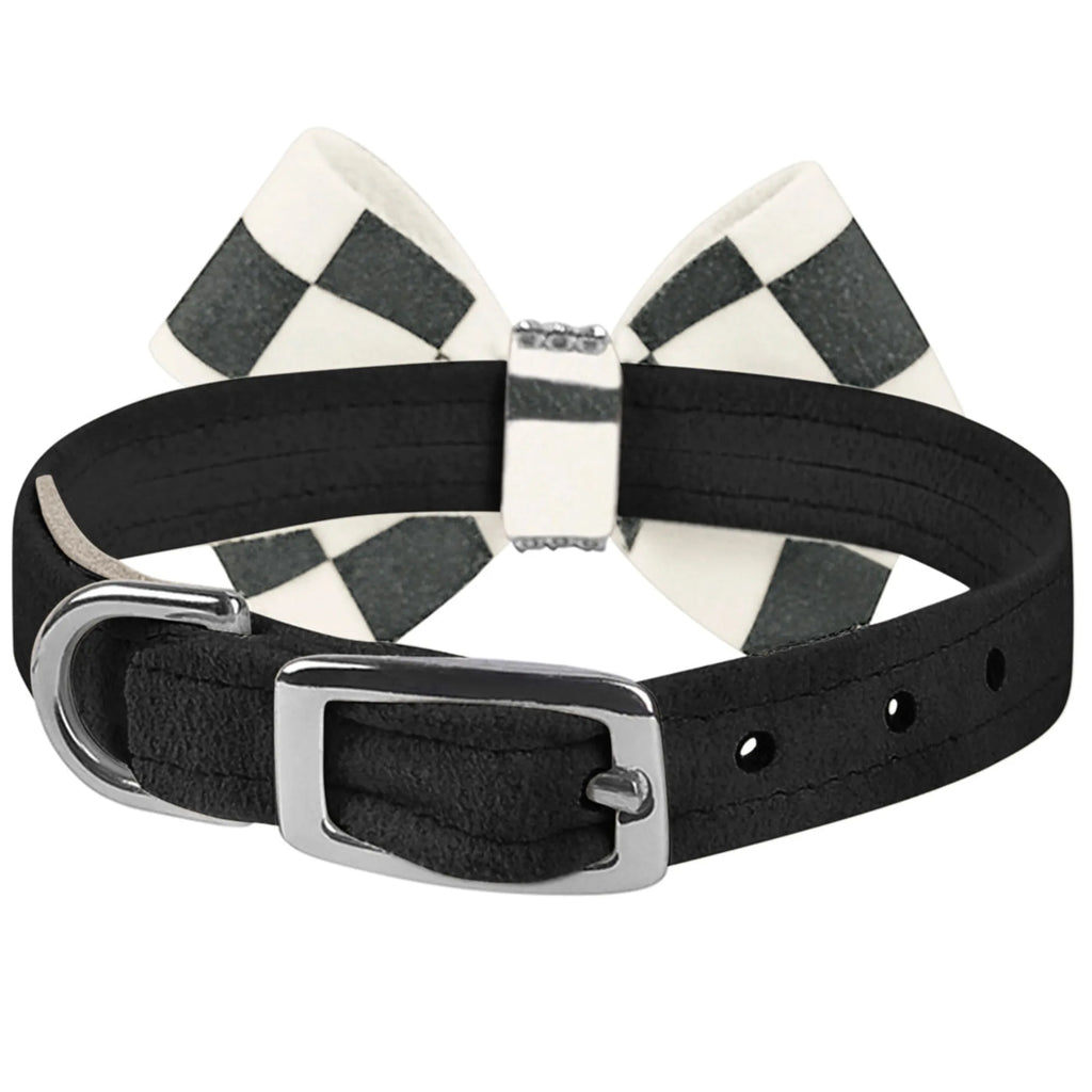 Susan Lanci Designs | Windsor Check Nouveau Bow Collar (3 Colors Available)