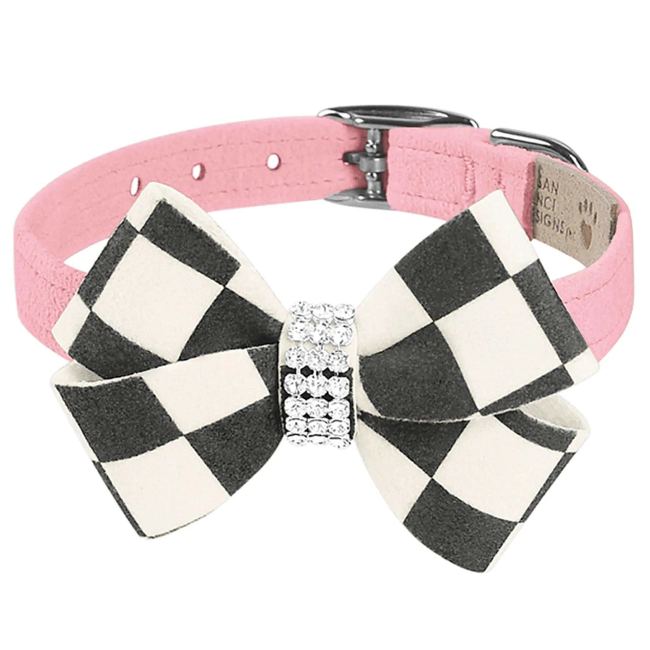 Susan Lanci Designs | Windsor Check Nouveau Bow Collar (3 Colors Available)
