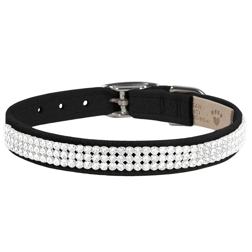 Susan Lanci Designs | 3‑Row Giltmore Crystals Collar (5 Colors Available)