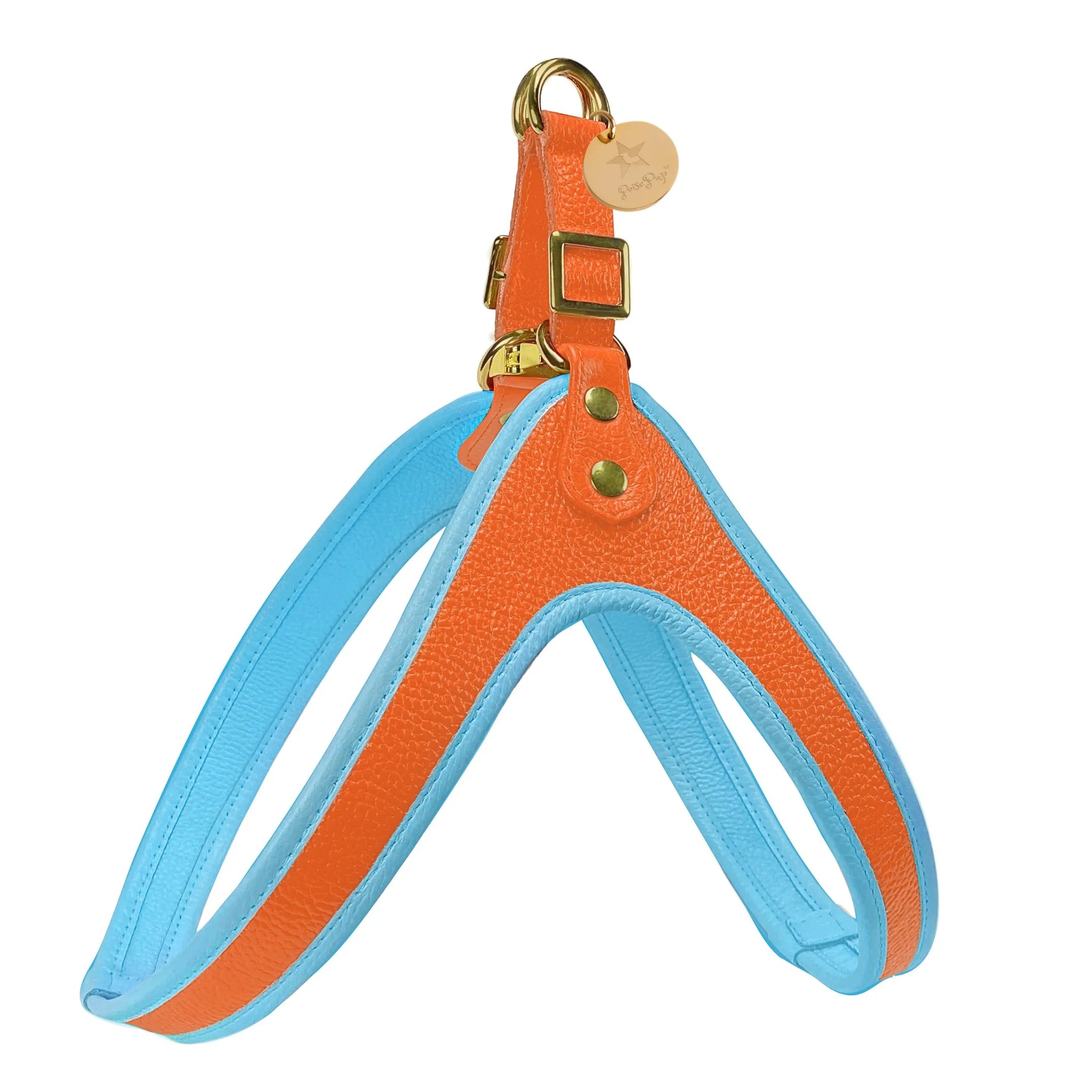 Leather Step-in Pet Harness (10 Colors Available)