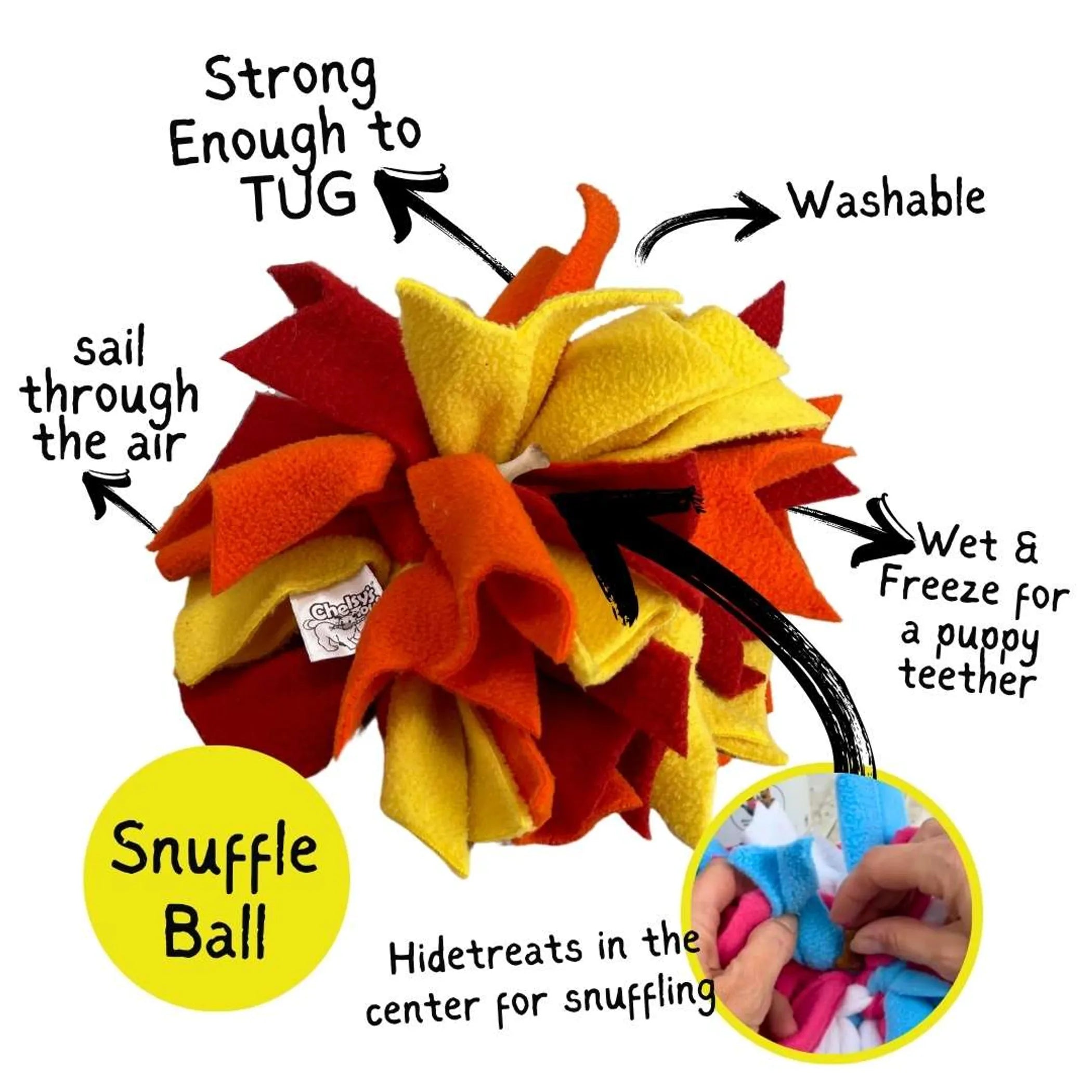3-in-1 Enrichment Tube for Dogs (3 Colors Available)