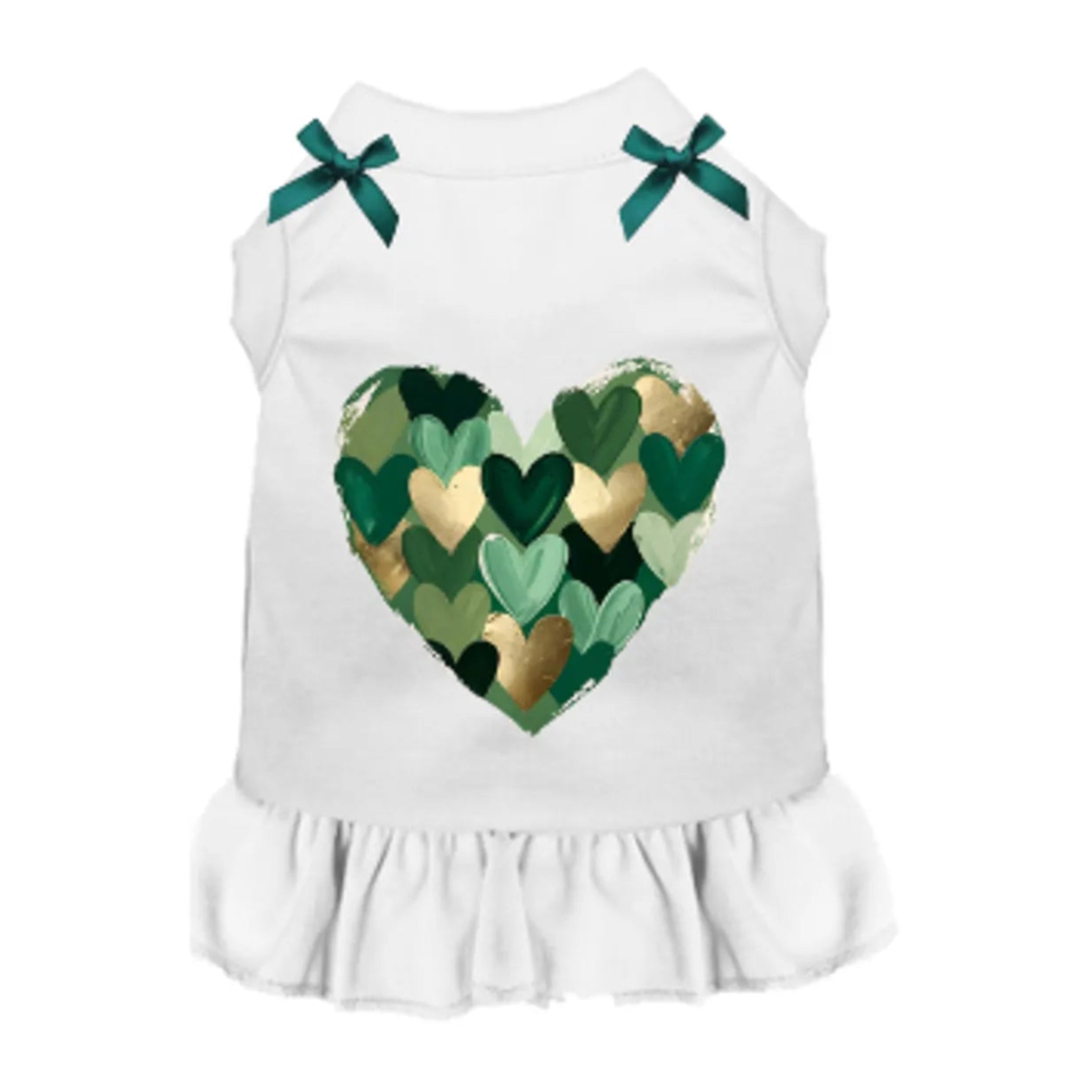 Ivory Mosaic Heart Dress