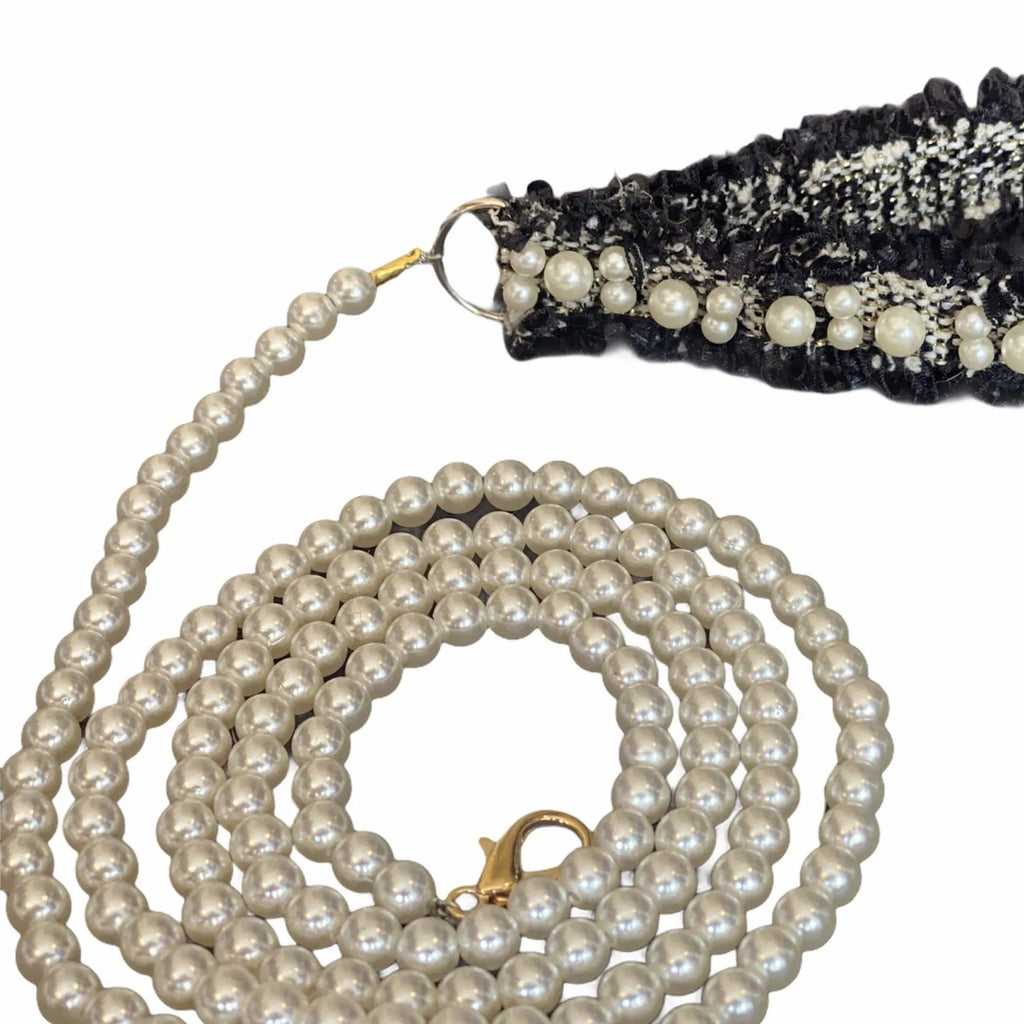 The Luxurious Pearl & Tweed Leash