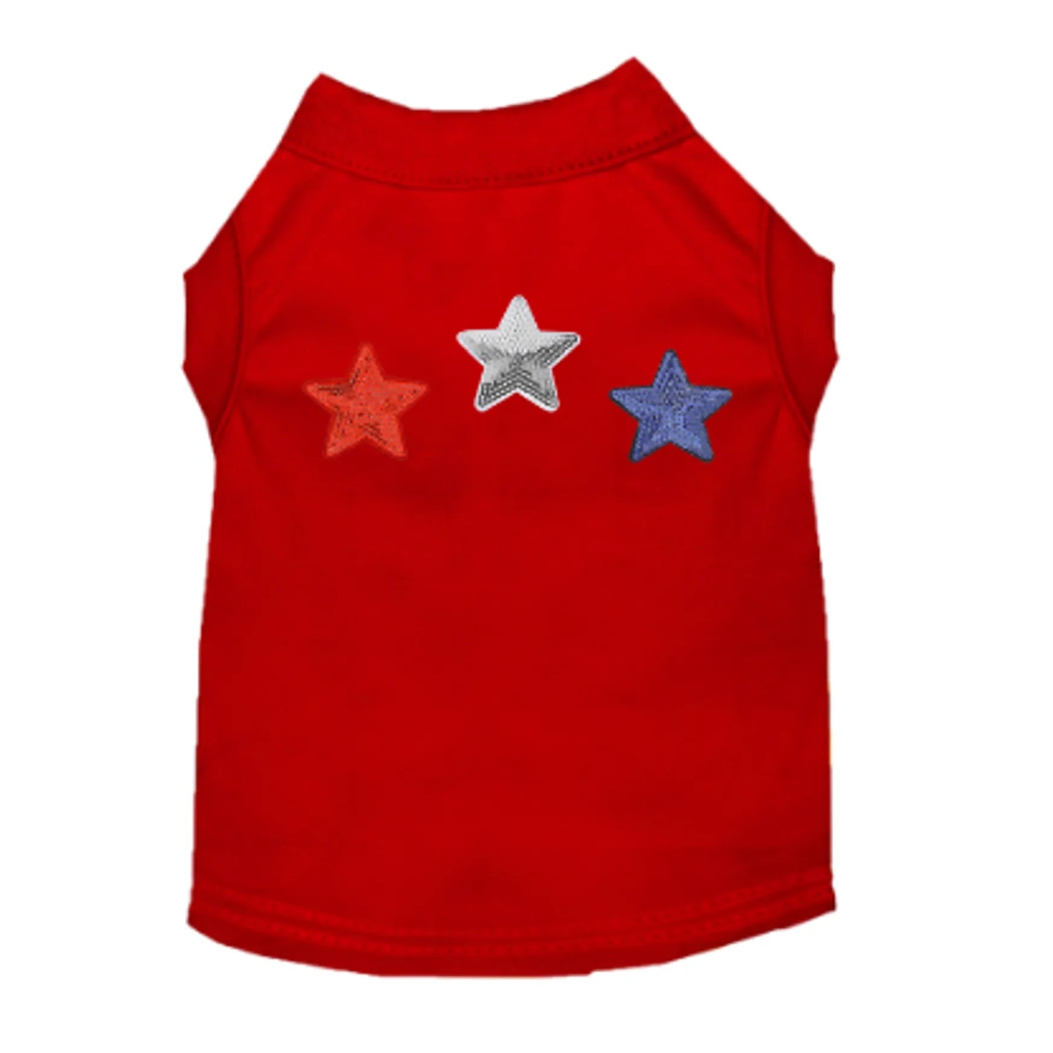 Red, White, & Blue Stars (Available as Tee or Dress, 2 Colors Available)