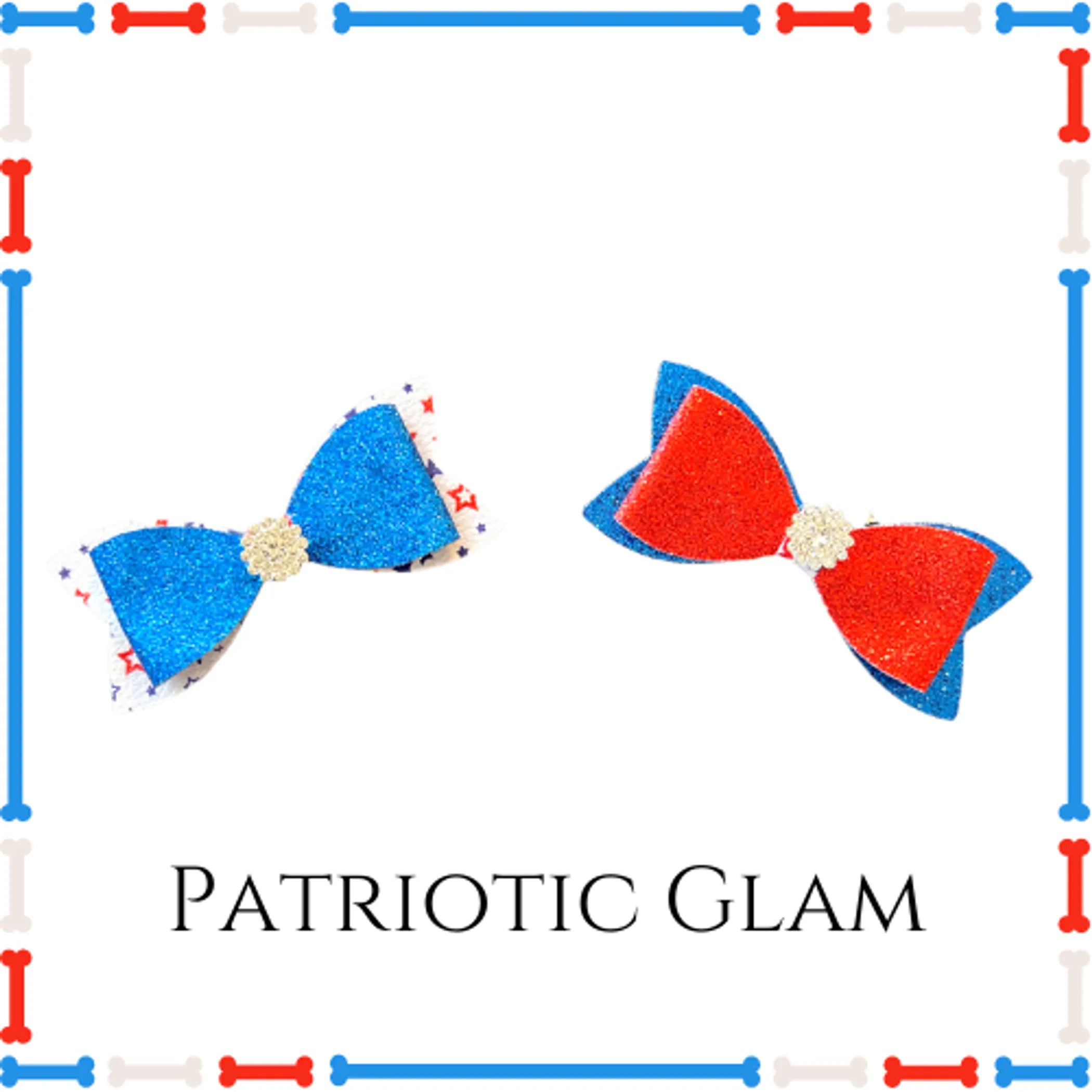 Stars & Stripes Patriotic Hair Clips (2 Styles Available)