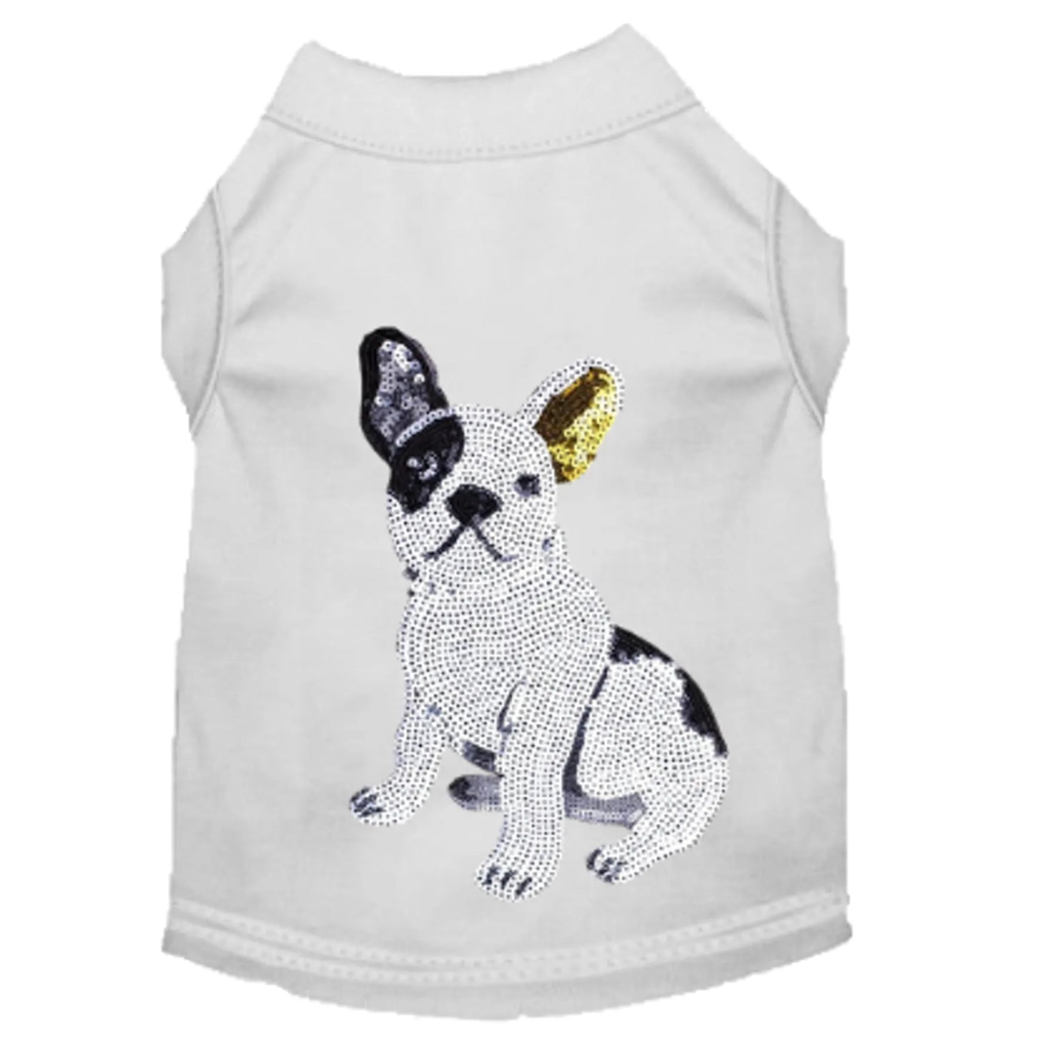 Frenchie Sequin Tee (2 Colors Available)