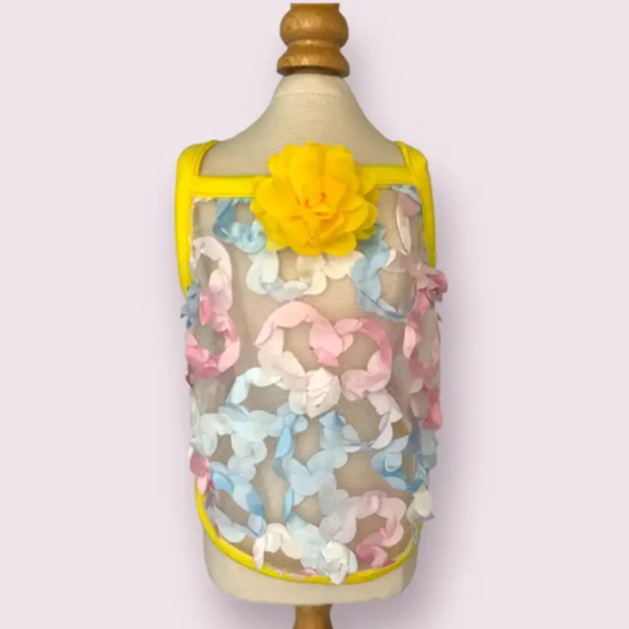 Floral Summer Tank Pet Shirt