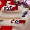 The Patriotic Princess Hair Barrettes (Set of 2)
