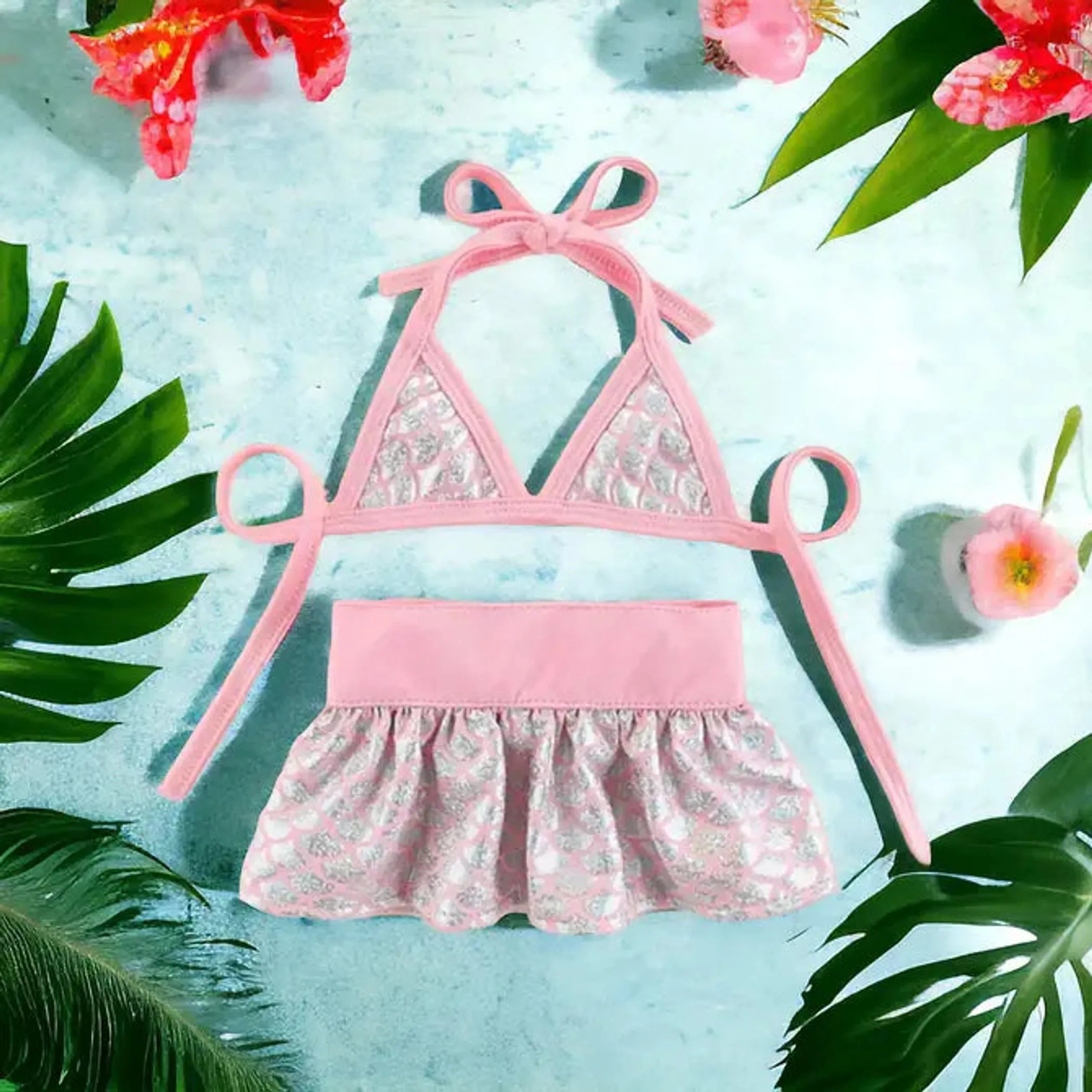 Mermaid Pet Bikini Set (2 Colors Available)