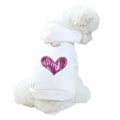 Sequin Heart Lightweight Pet Hoodie