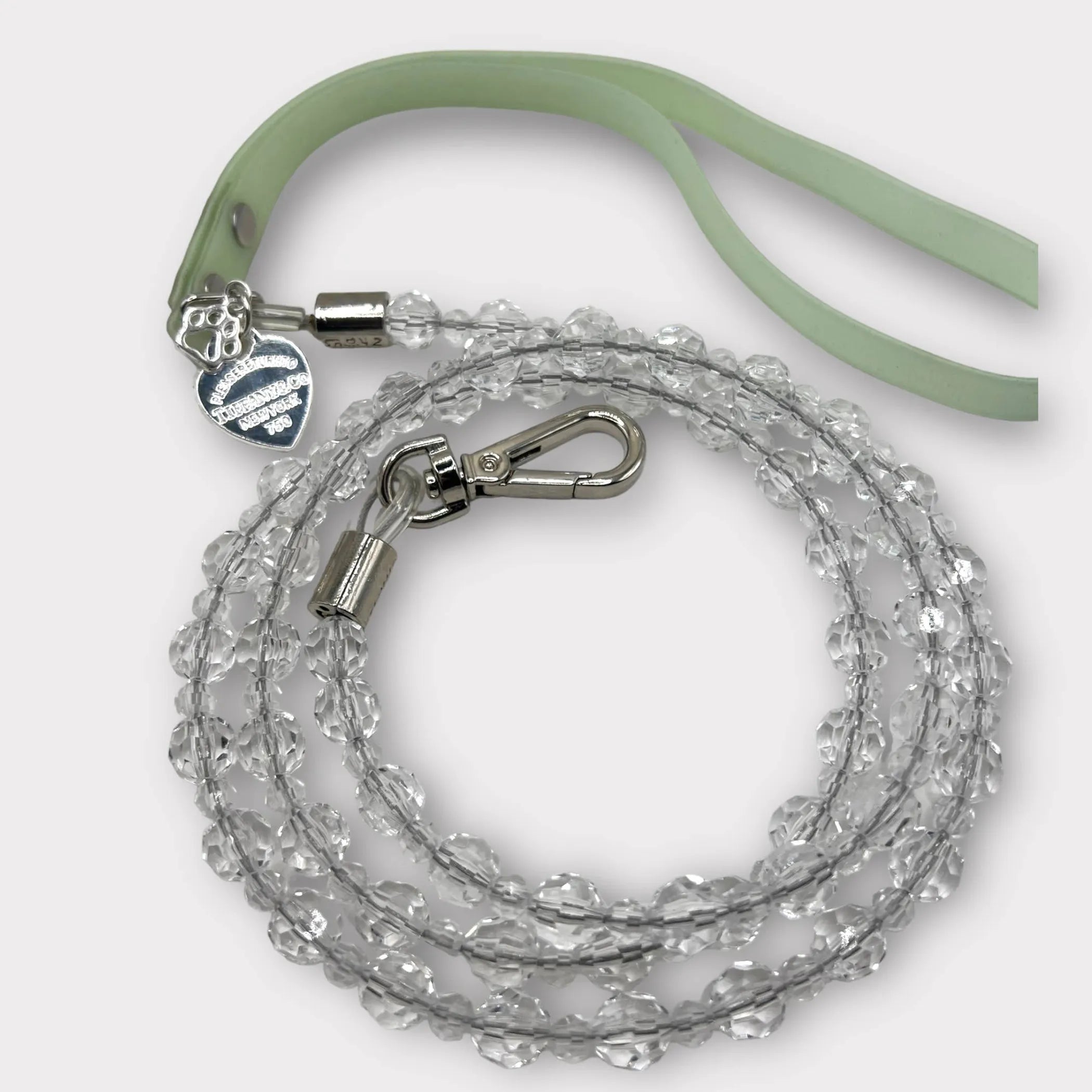 Sniffany & Co. | Heart and Paw Crystal Pet Leash