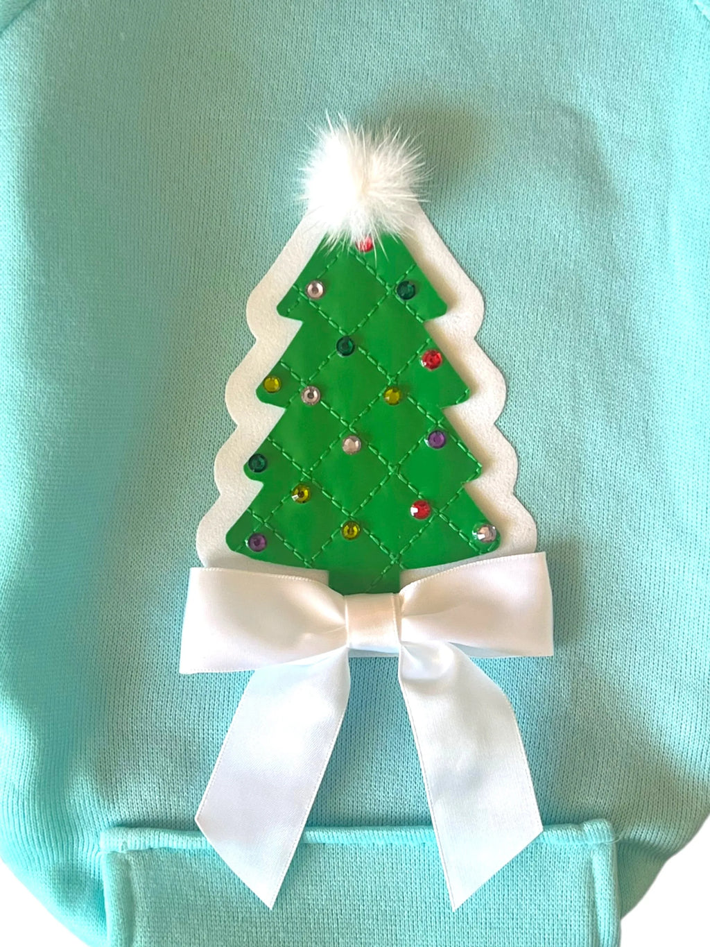 Quilted Christmas Tree Pet Hoodie