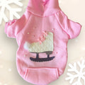 Quilted Ice Skate Pet Hoodie
