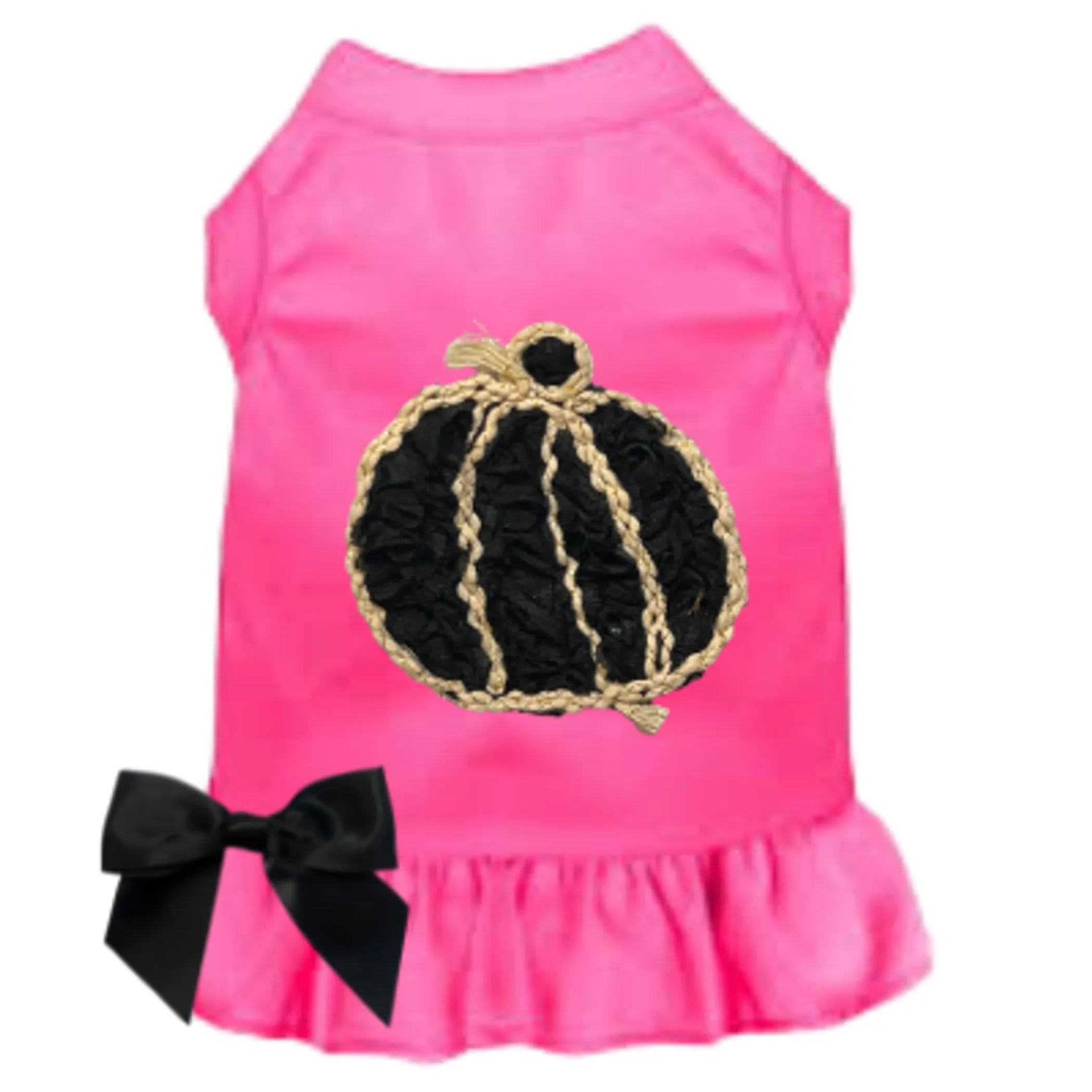 Chiffon Rose Halloween Pumpkin Dress (3 Colors Available)