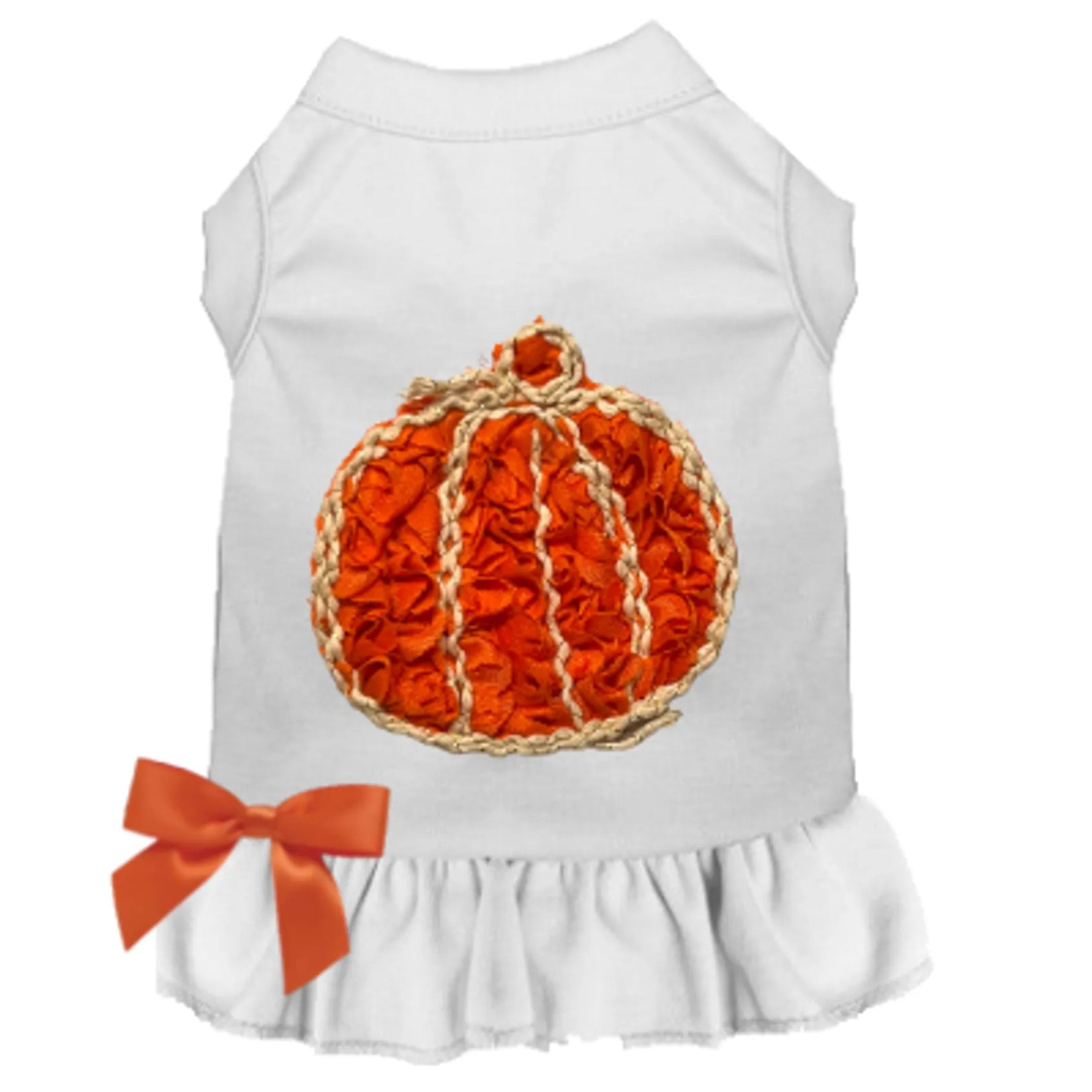 Chiffon Rose Halloween Pumpkin Dress (3 Colors Available)