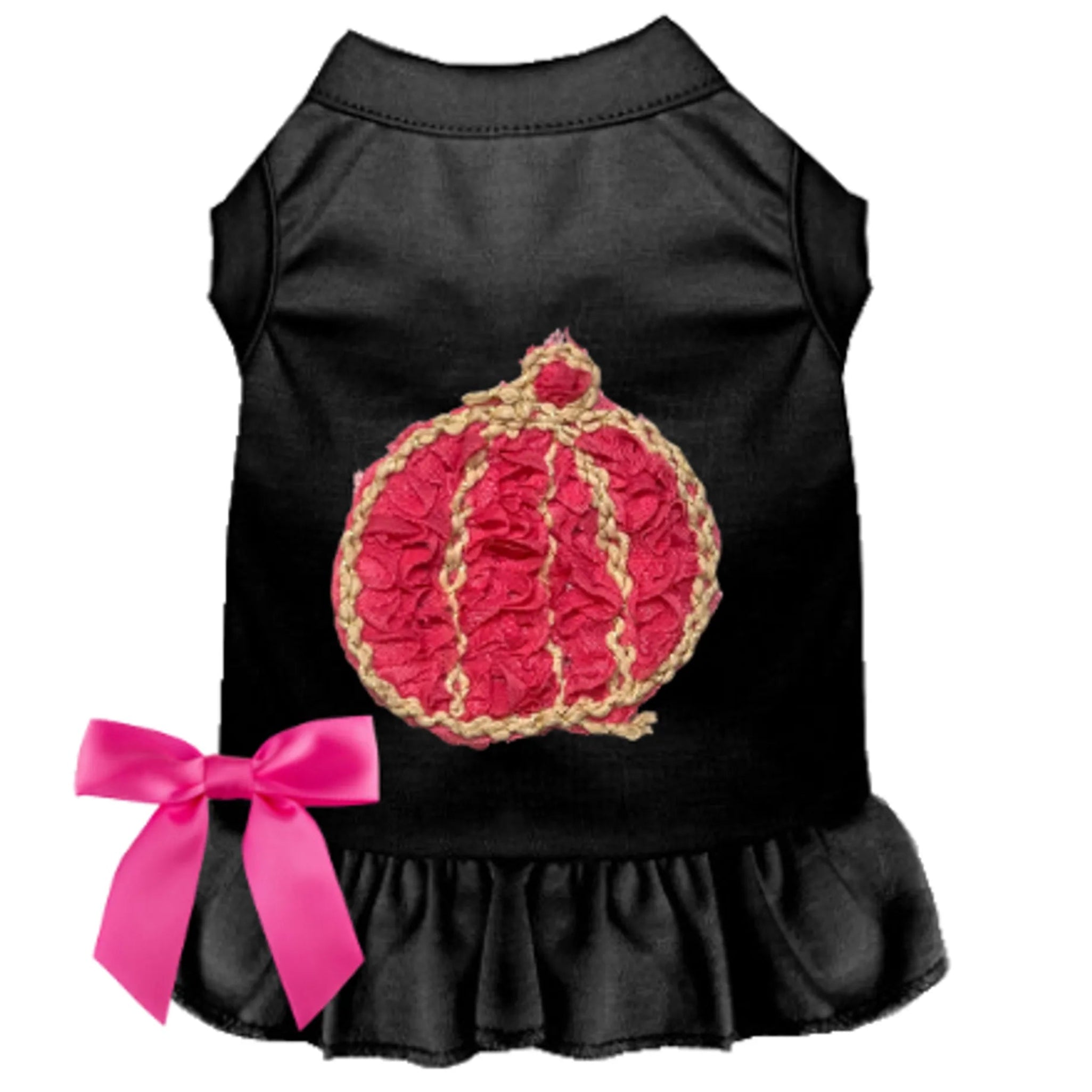 Chiffon Rose Halloween Pumpkin Dress (3 Colors Available)