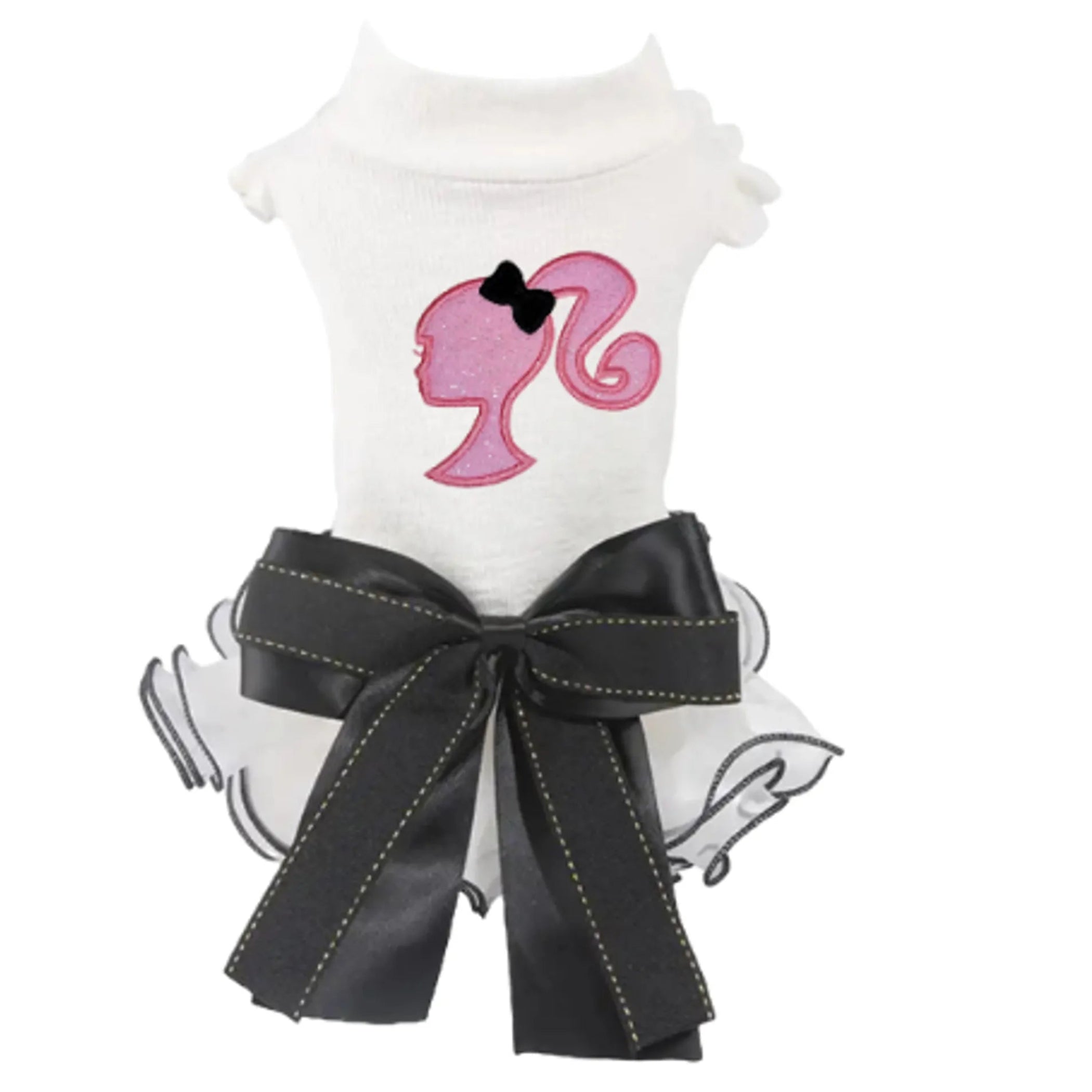 Barbie Silhouette Ruffle Pet Dress