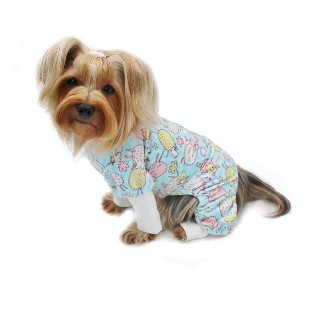 Ultra Soft Plush Minky Sheep Pajamas