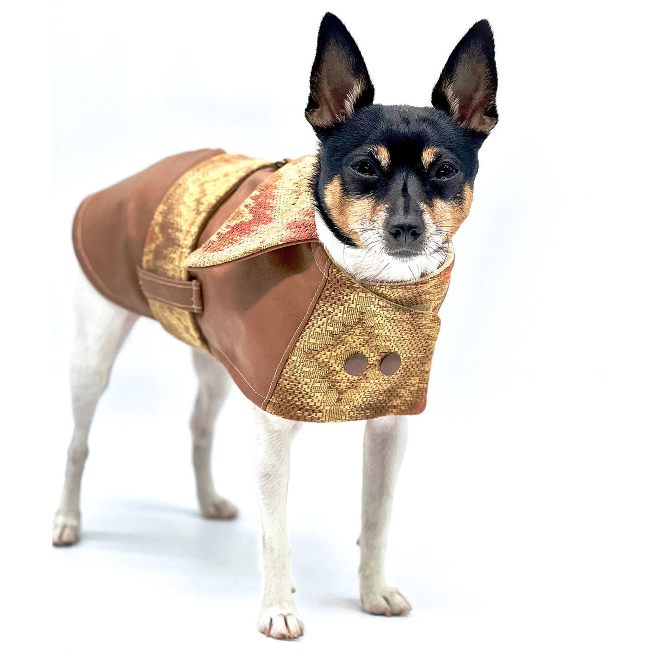 Vegan Faux Leather Southwest Coat | Limited Edition