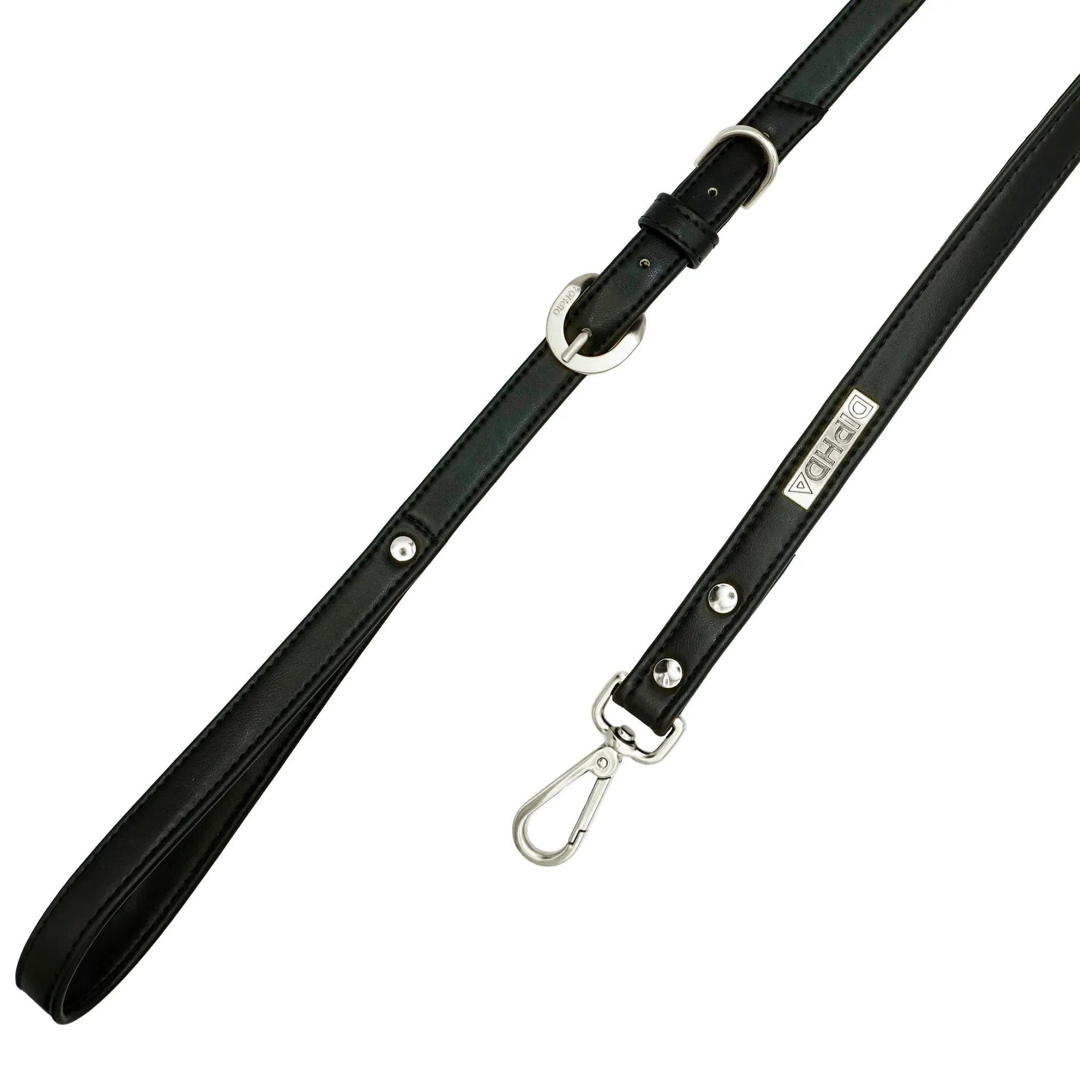 Jet Cactus Leather Leash
