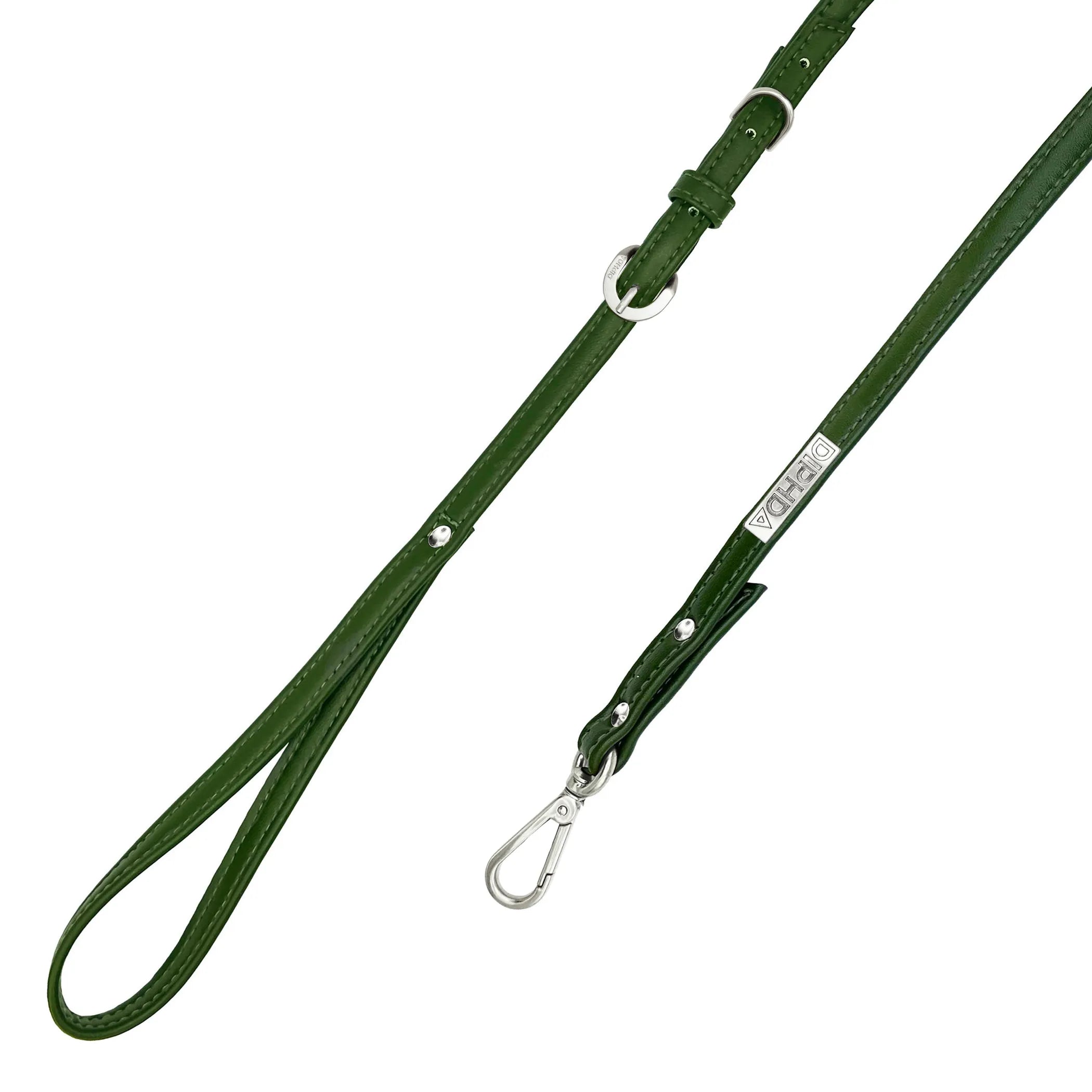 Olive Cactus Leather Leash