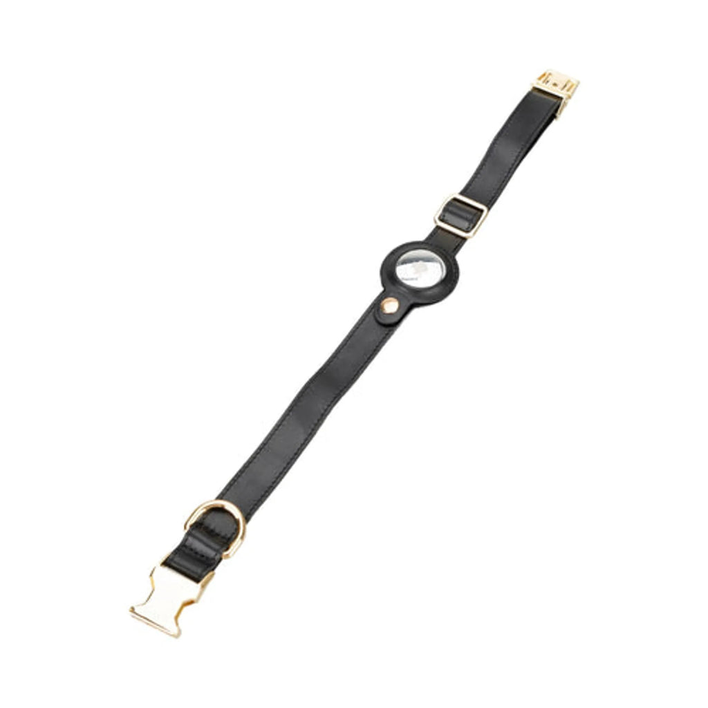 Le collier de chien en cuir Heritage avec emplacement pour Apple AirTag (3 couleurs disponibles)