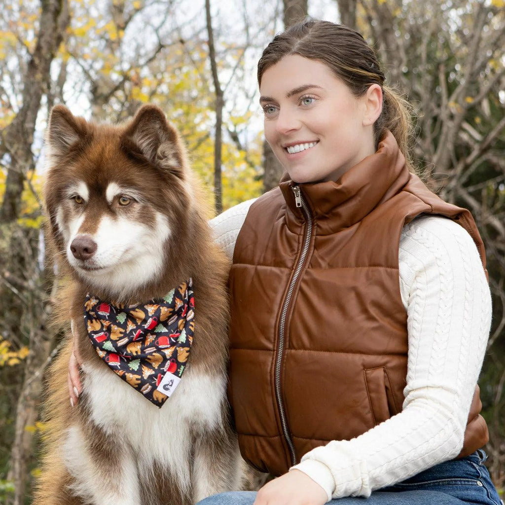 Woodland Tales Dog Bandana & Matching Keychain