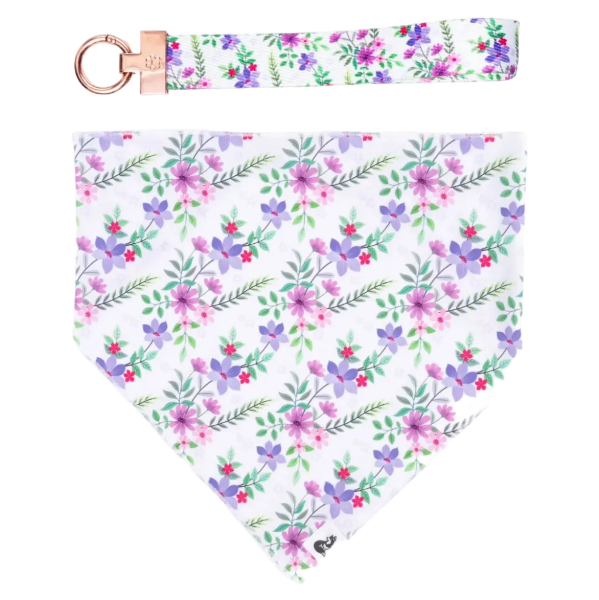 Wildflower Meadow Dog Bandana & Matching Keychain