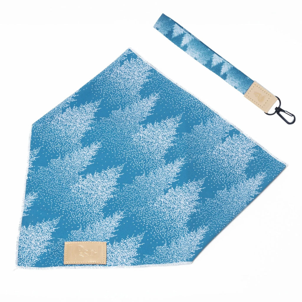 Siberian Spruce Dog Bandana & Matching Keychain