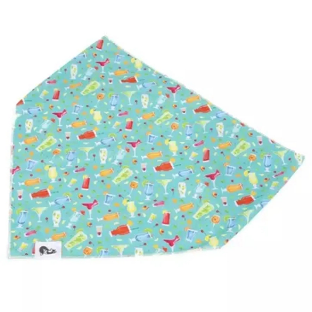 Seaside Sips Dog Bandana & Matching Keychain