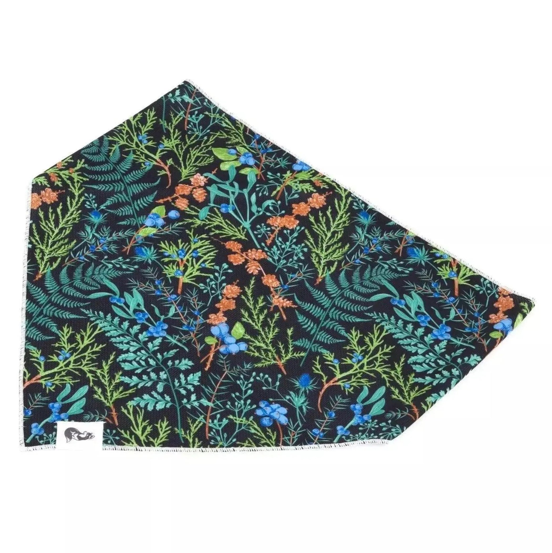 Magical Fern Forest Dog Bandana & Matching Keychain