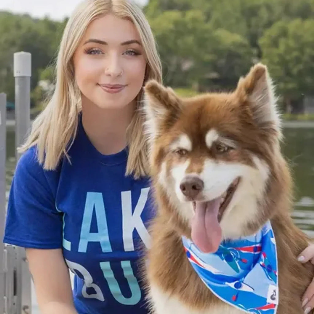 K9 Kayak Dog Bandana & Matching Keychain