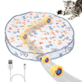 Interactive Cat Toy | Fast-Rolling Ball in Pouch (Rechargeable)