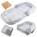 Human-Sized Dog Bed with Pillow & Blanket