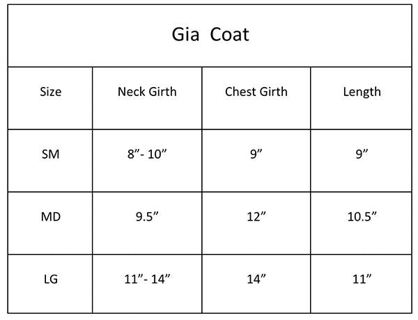 Gia Pet Coat (2 Colors Available)