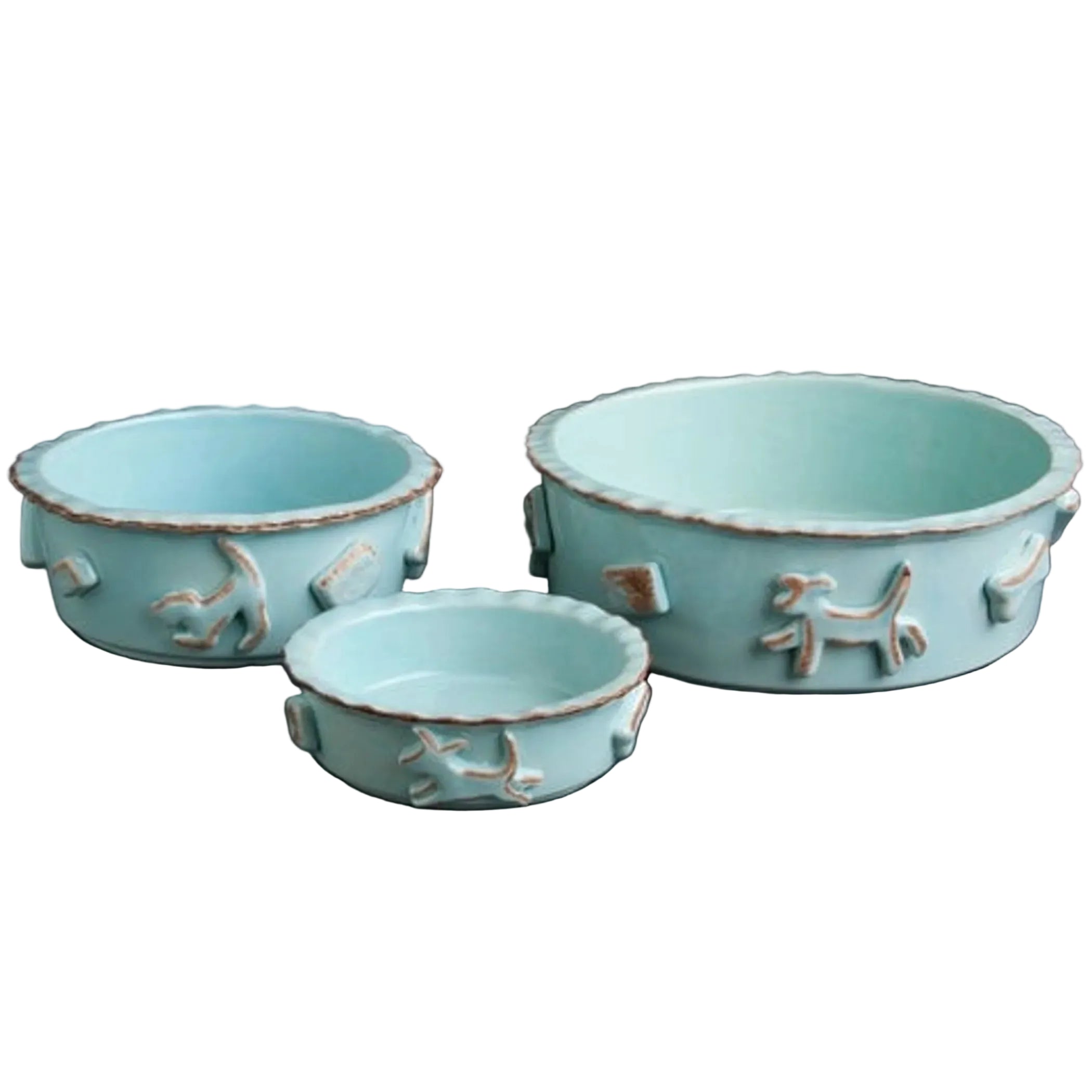 Carmel Ceramica | Dog Food/Water Bowl (4 Colors Available)