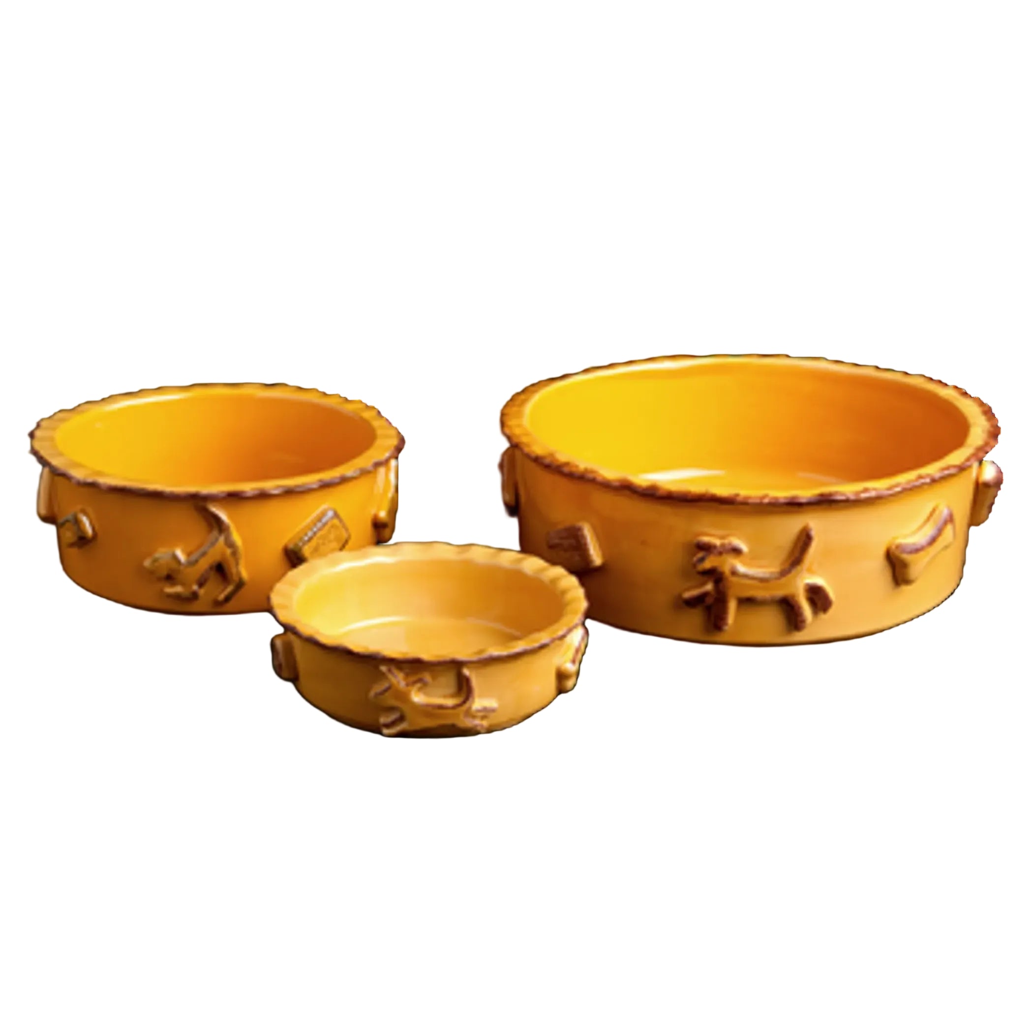 Carmel Ceramica | Dog Food/Water Bowl (4 Colors Available)