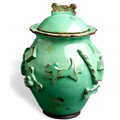 Carmel Ceramica | Dog Treat Jar (4 Colors Available)