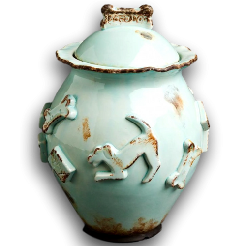 Carmel Ceramica | Dog Treat Jar (4 Colors Available)