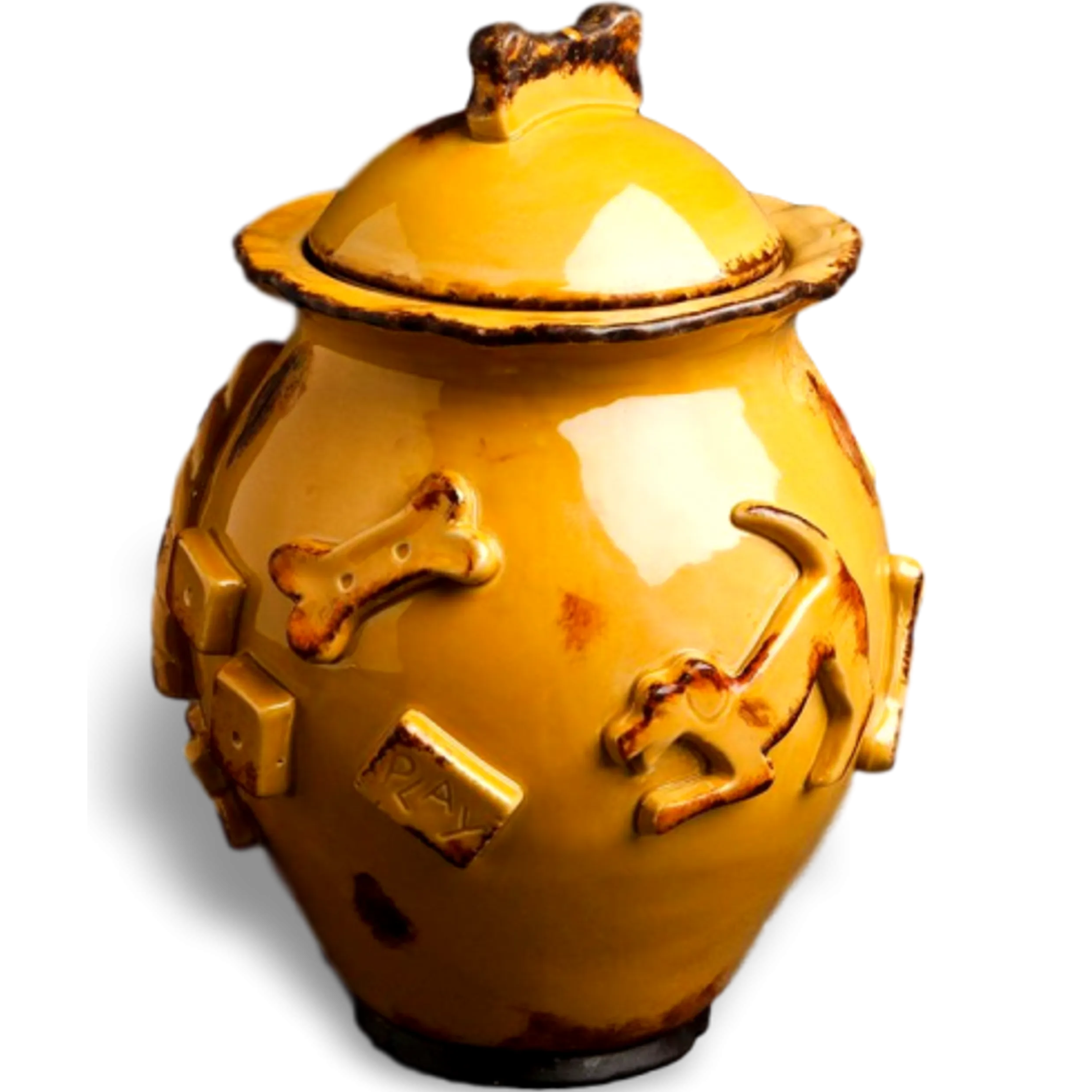Carmel Ceramica | Dog Treat Jar (4 Colors Available)