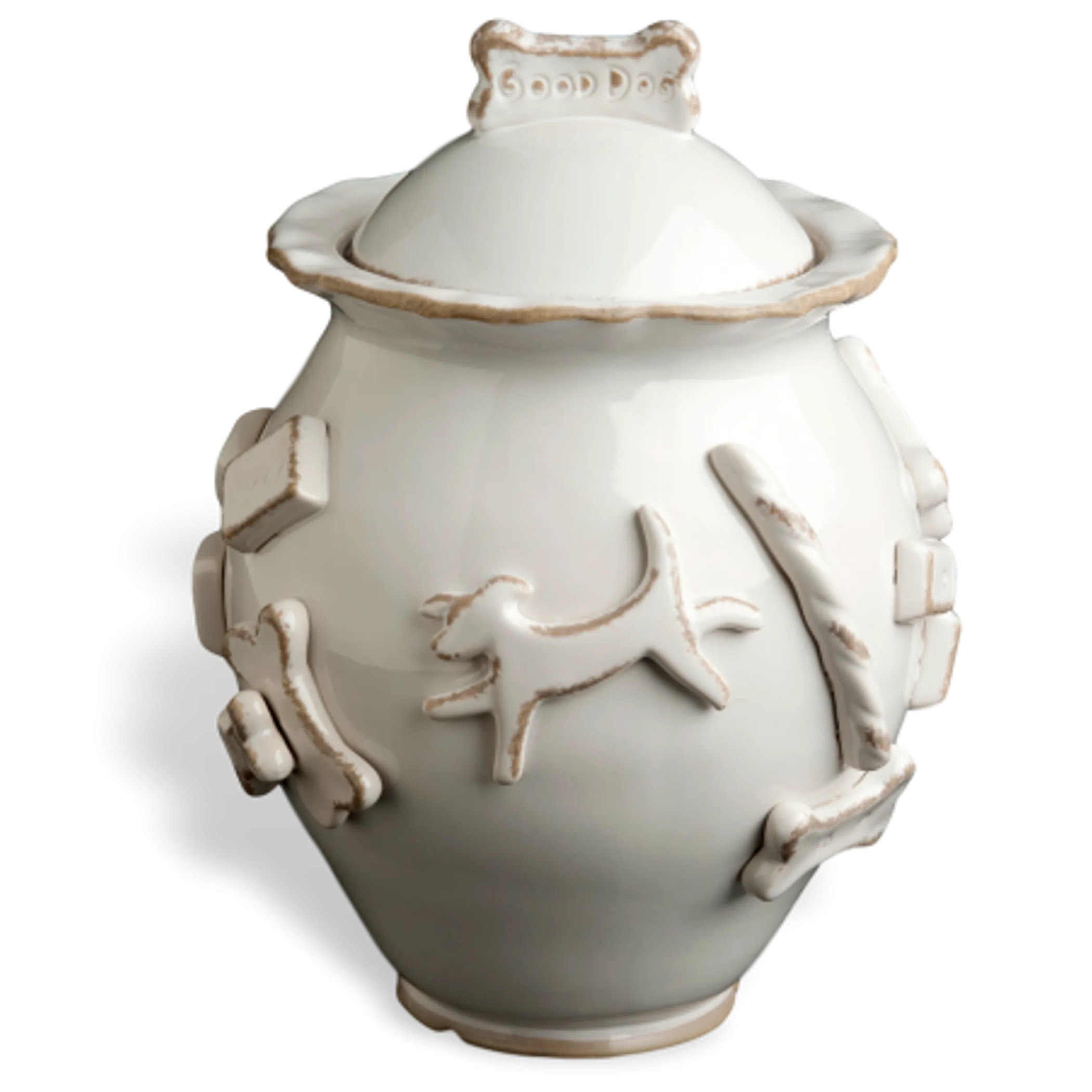 Carmel Ceramica | Dog Treat Jar (4 Colors Available)
