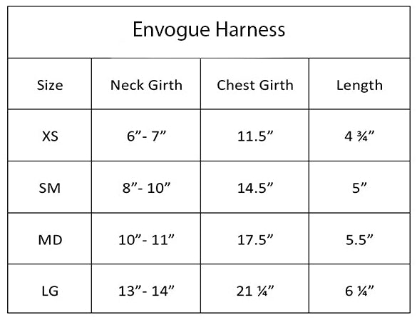 Envogue Dog Harness Collection (5 Colors Available)