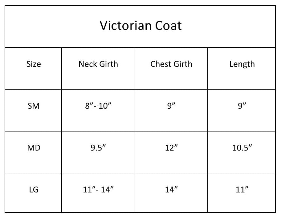 Victorian Pet Coat (Peach or White)