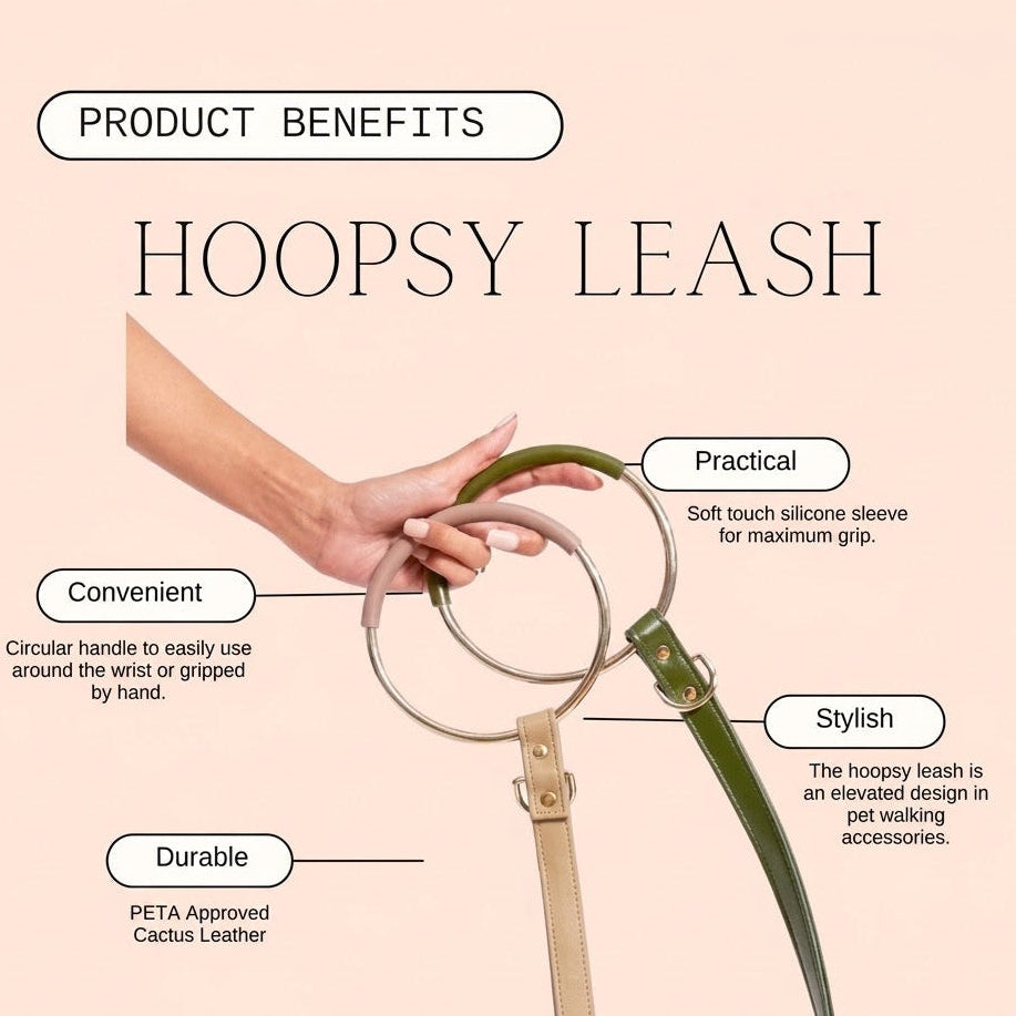 Hoopsy Leash (2 Colors Available)
